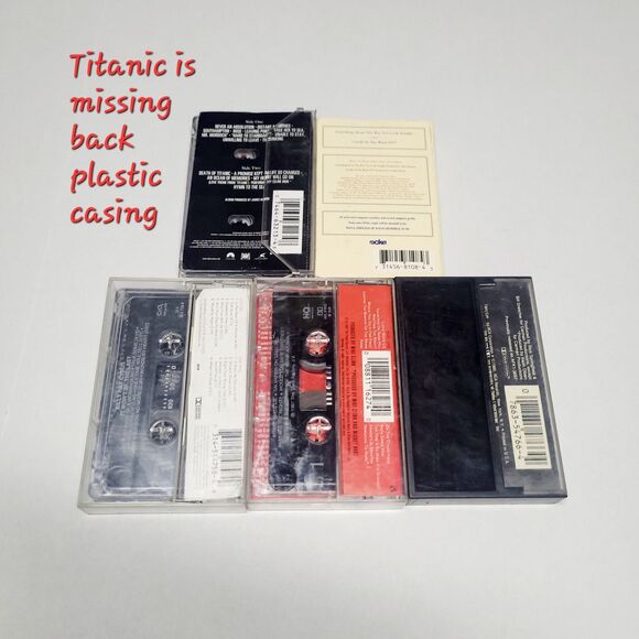 Lot Of 5 Cassettes Titanic Elton John Sammy Hagar Billy Ray Cyrus R. Springfield - Picture 3 of 5
